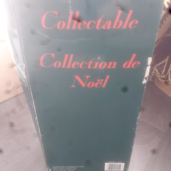 Vintage Danson Santa 16 inches porcelian head and hands with box - Picture 5 of 7